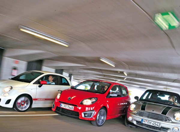 Fiat 500 Abarth, Mini Cooper i Renault Twingo RS - Maluchy chcą się bawić