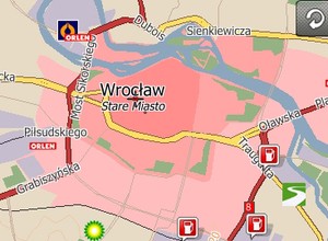 MapaMap dodaje strefy parkowania