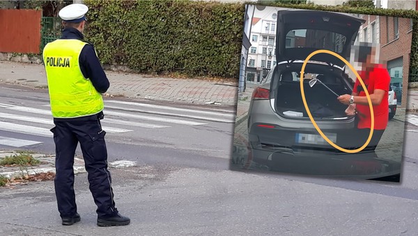 Strąbił jadącego pod prąd Mercedesa. Kierowca otworzył bagażnik i kosztownie go "ukarał"