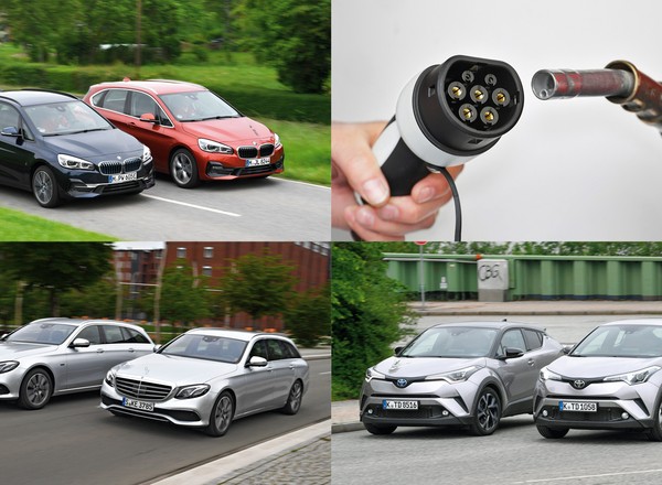 Porównanie: benzynowa hybryda, dieslowska hybryda kontra diesel i benzyna