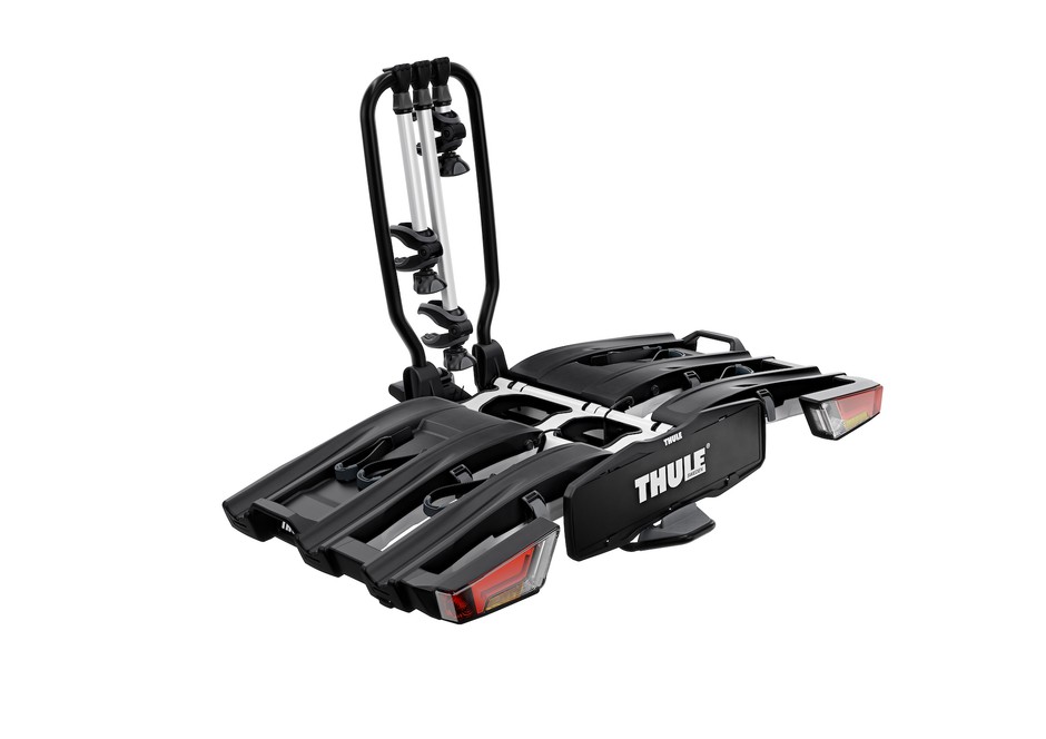 Bagażnik rowerowy na hak: Thule EasyFold XT rozłożony