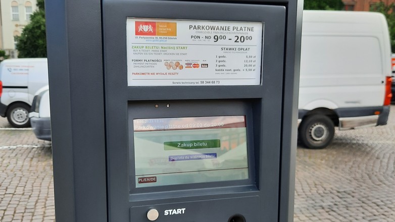 parkometr w Gdańsku