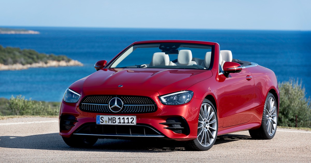 Mercedes klasy E kabriolet po liftingu
