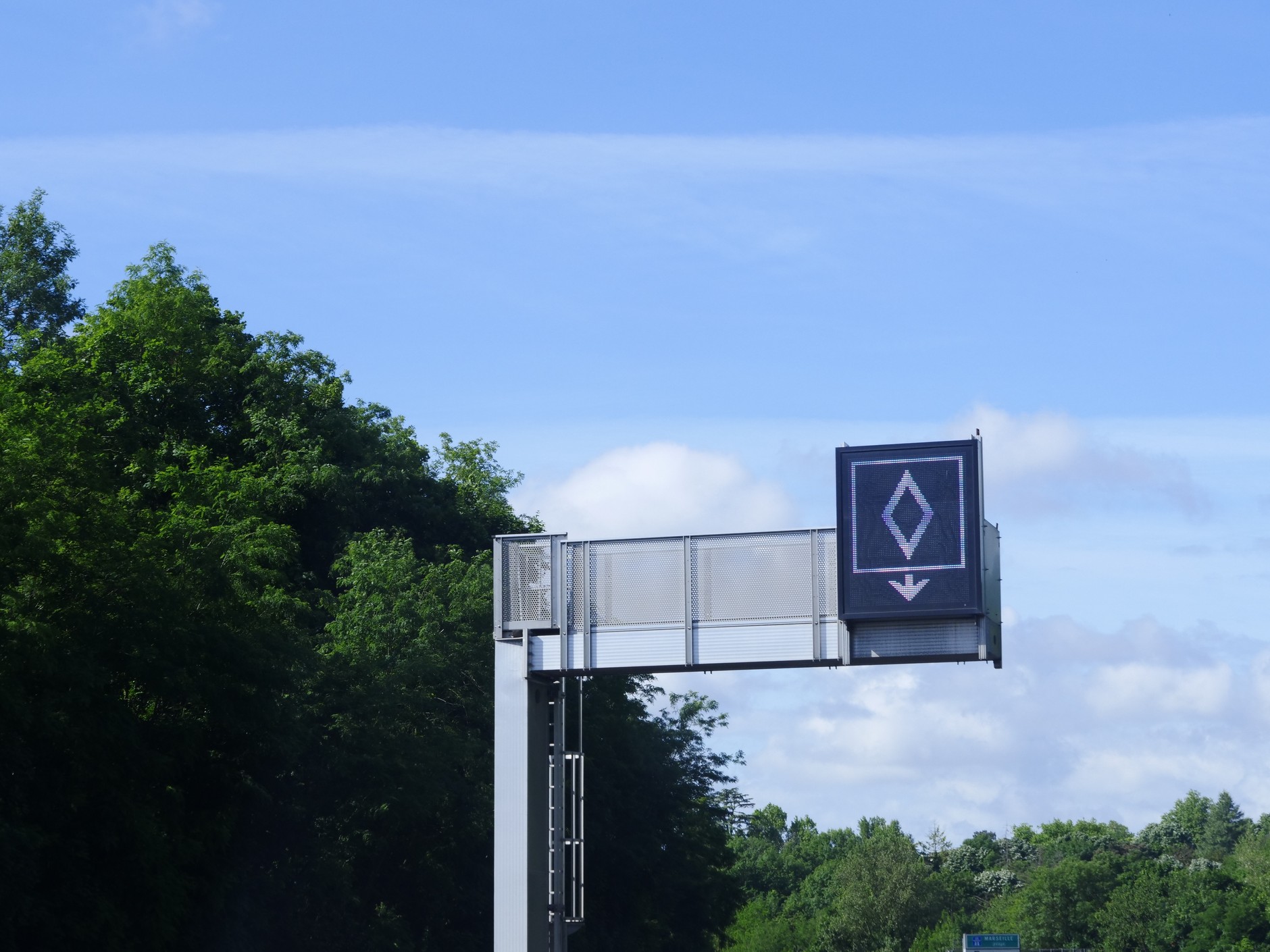 Znak carpooling z Francji