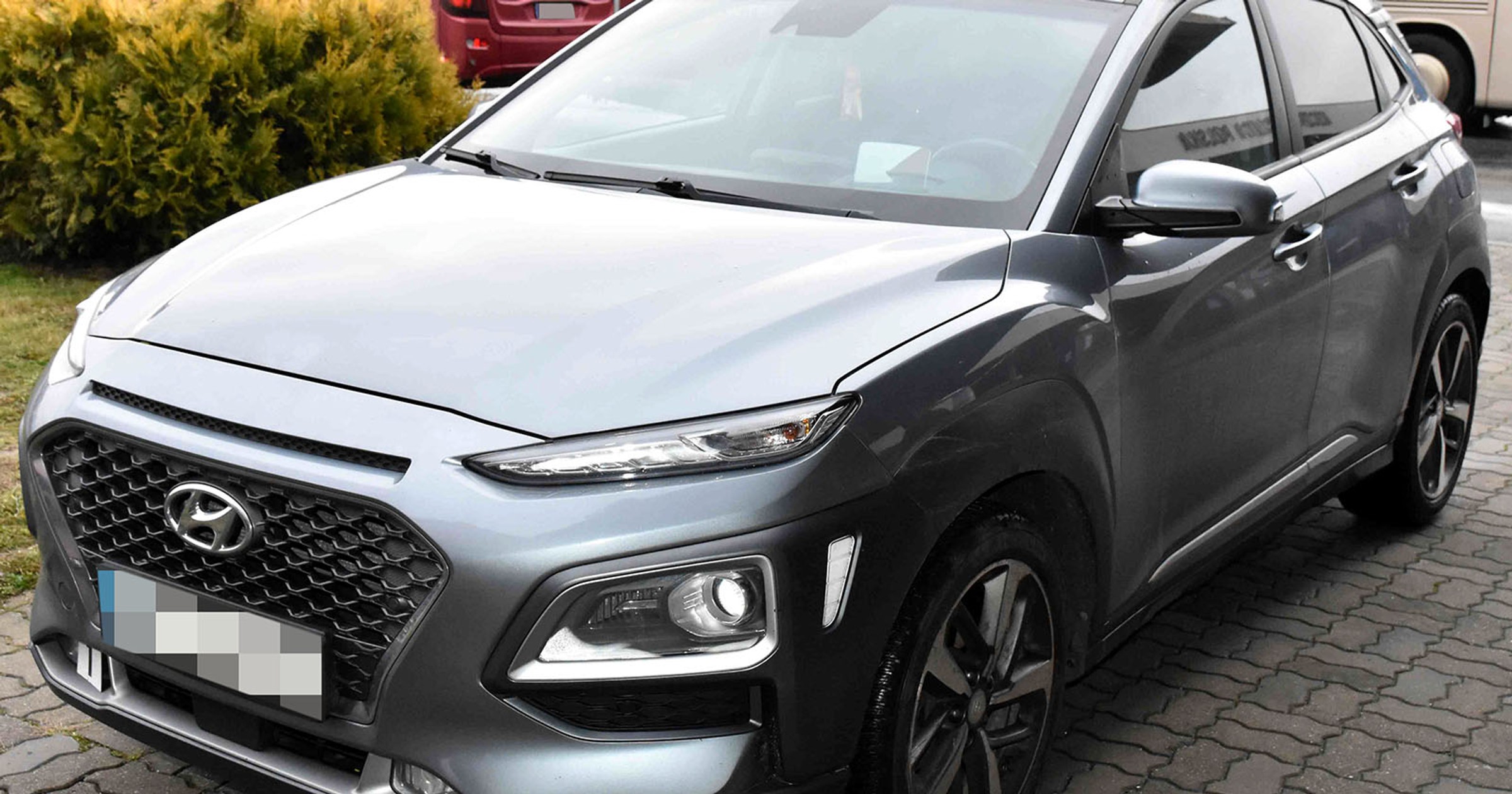 Hyundai Kona z podrobionym numerem VIN zatrzymany przez Straż Graniczną