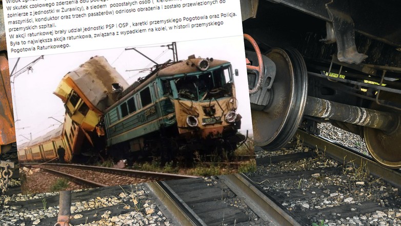 W 2000 r. w Żurawicy doszło do katastrofy kolejowej (facebook.com/PogotowieRatunkowewPrzemyslu)