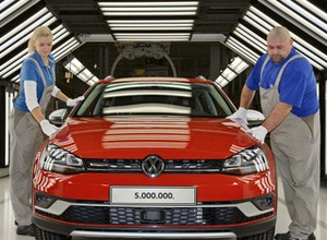 25 lat VW Golfa z Zwickau