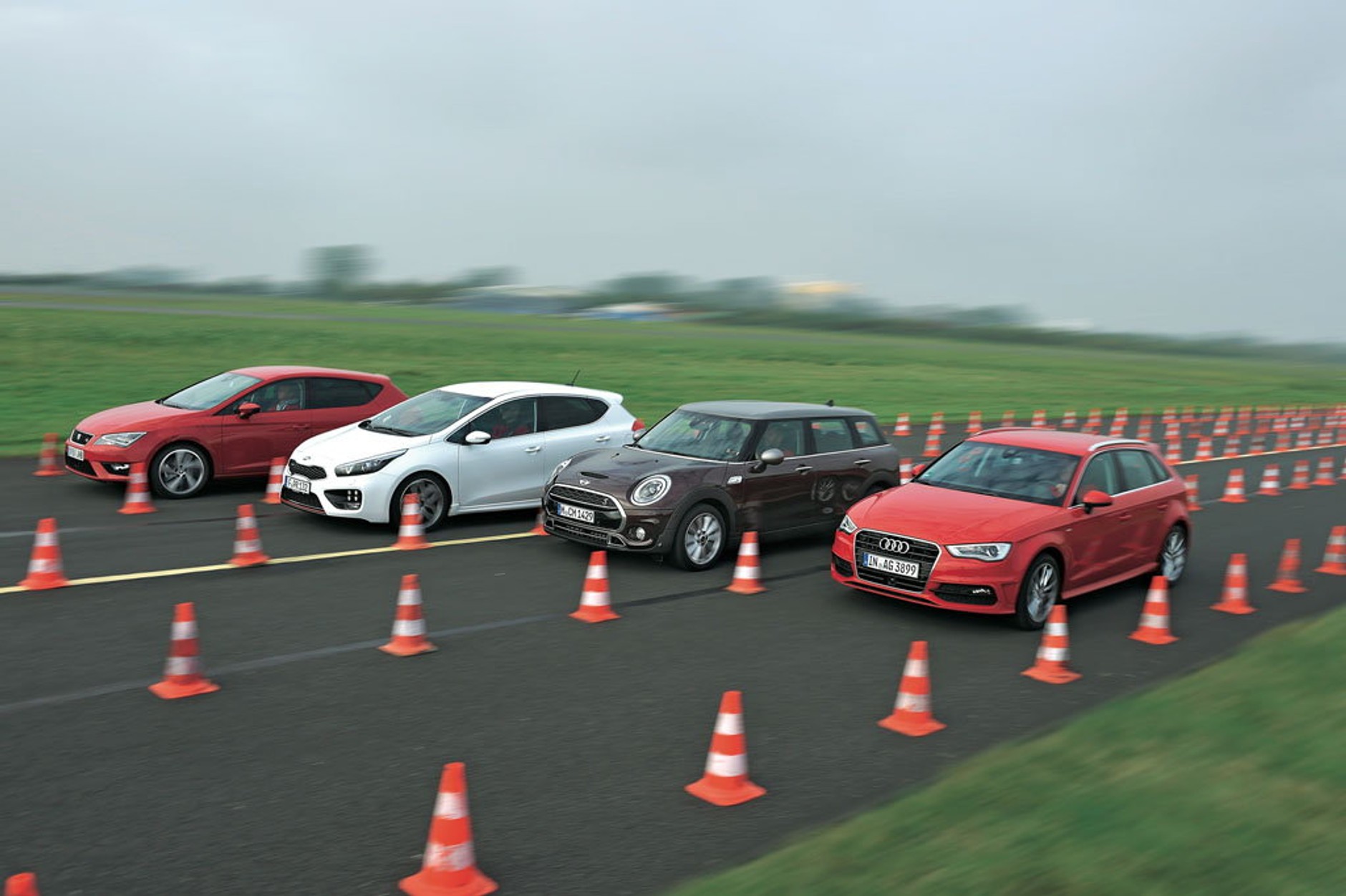 Mini Clubman kontra Audi A3, Kia cee'd GT i Seat Leon