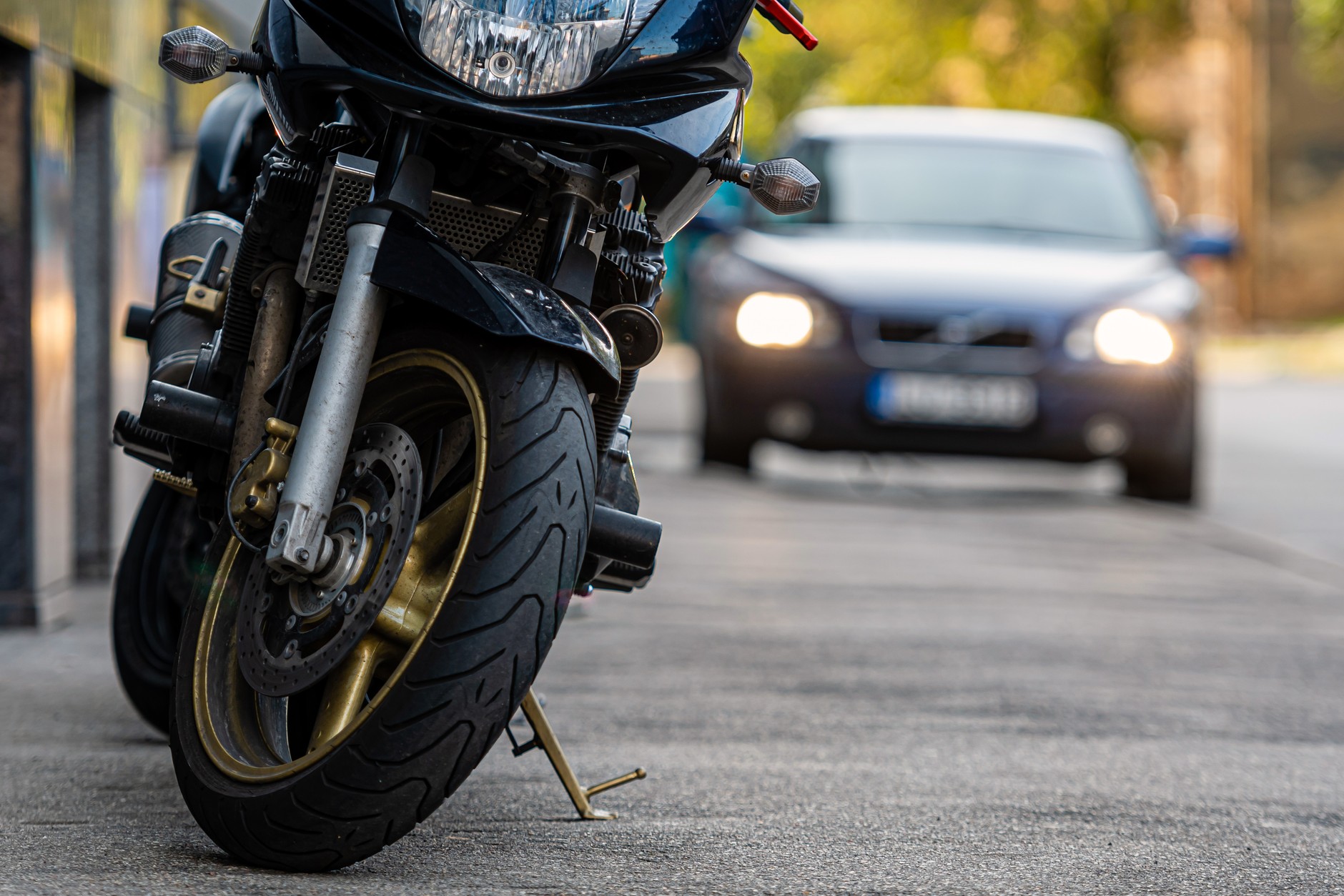 Motocykl też może zostać odholowany przez służby