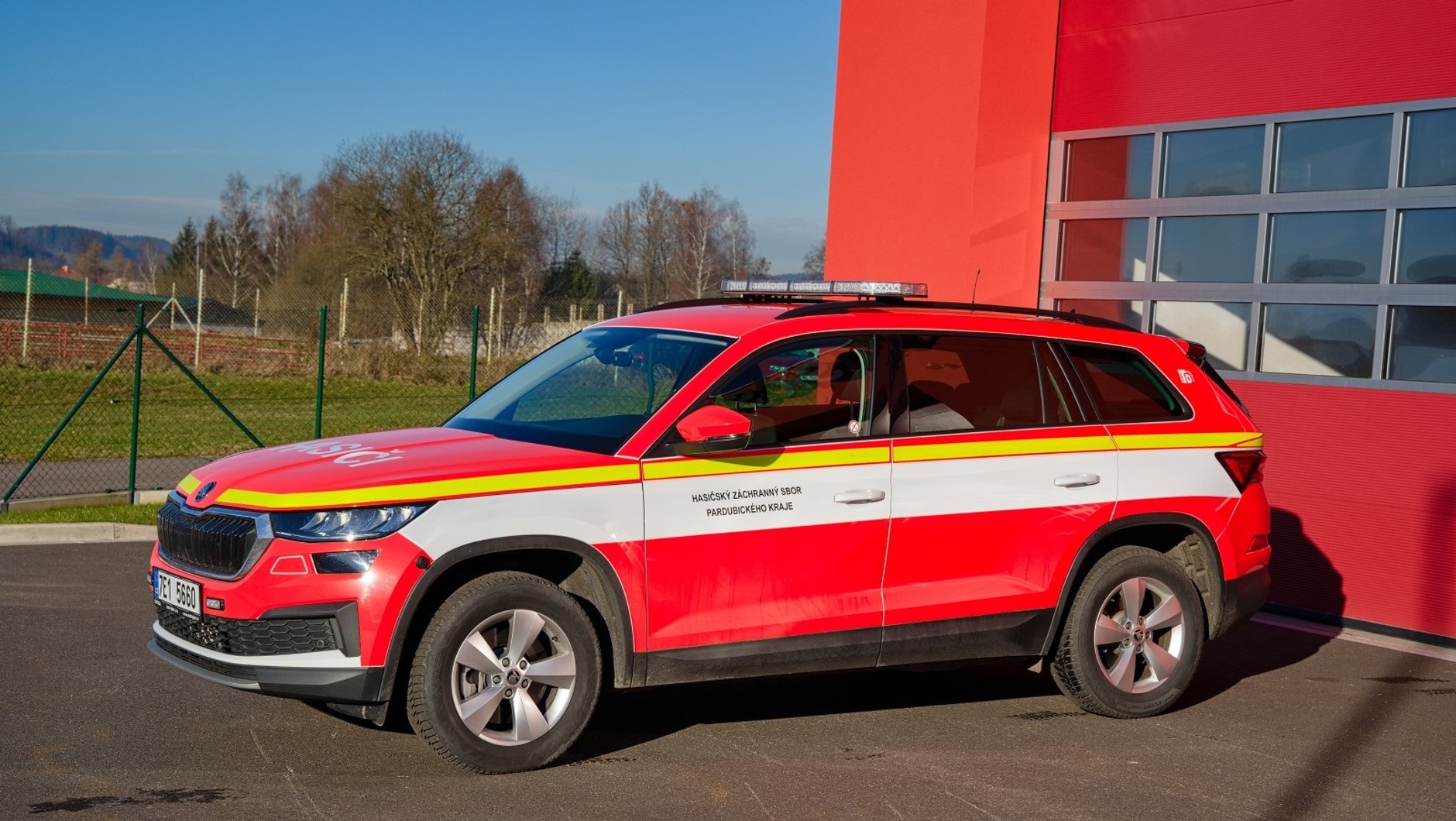 Uprzywilejowana Skoda Kodiaq czeskich strażaków
