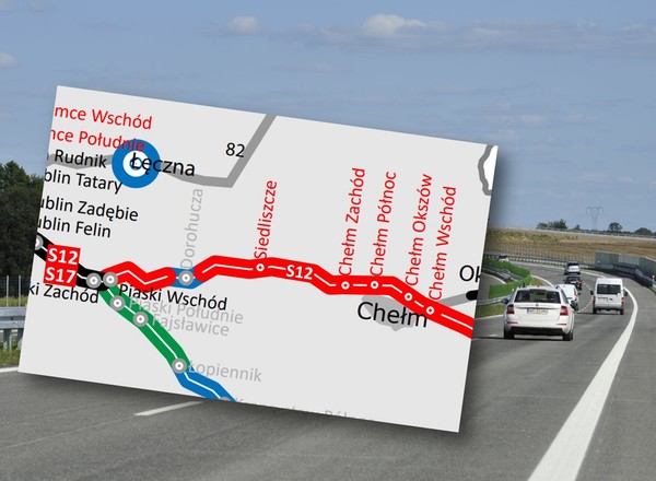S12 wydłuży się o 22 km. Chełm niedługo zostanie połączony z Lublinem [MAPA]