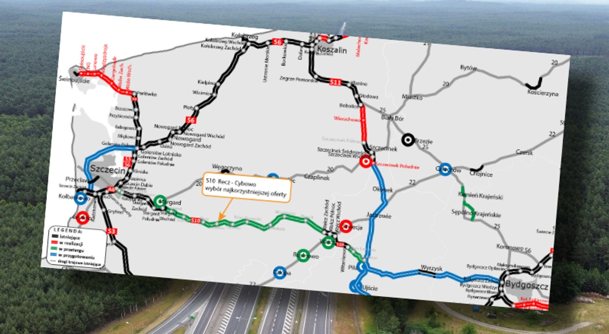 Łatwiejszy dojazd do Szczecina. GDDKiA wyłoniła wykonawcę kolejnego odcinka