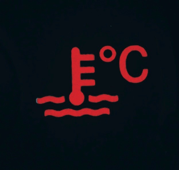 Kontrolka temperatury cieczy chłodzącej