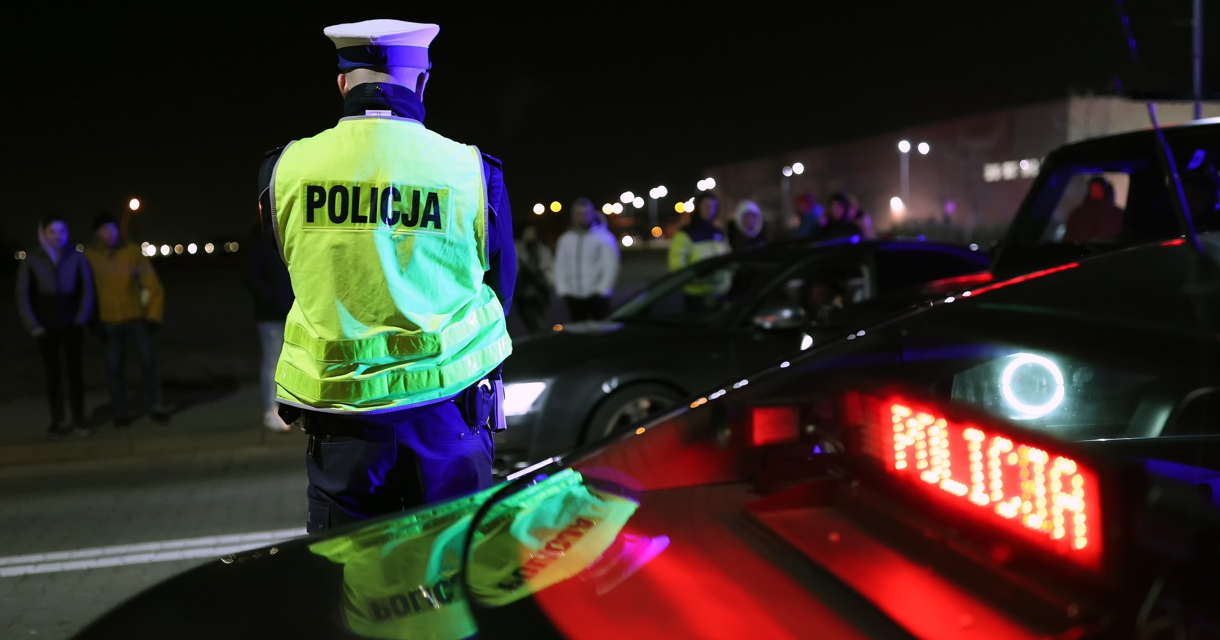 Kamizelka odblaskowa, policja