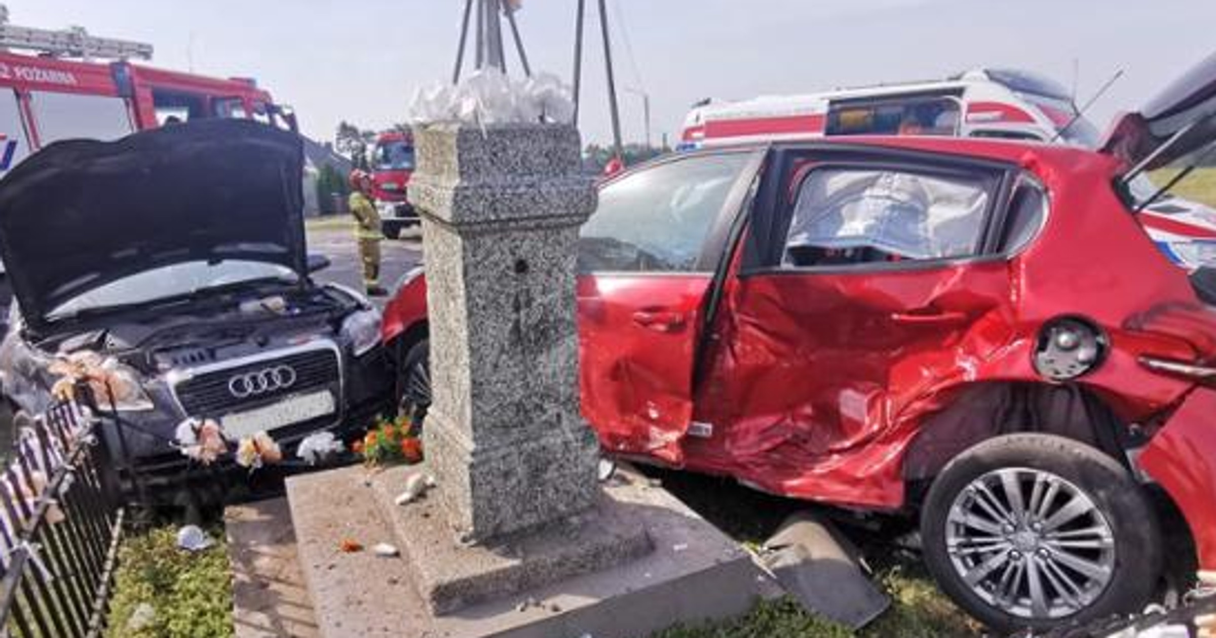 Wypadek w miejscowości Wójcinek (gm. Wierzbinek)