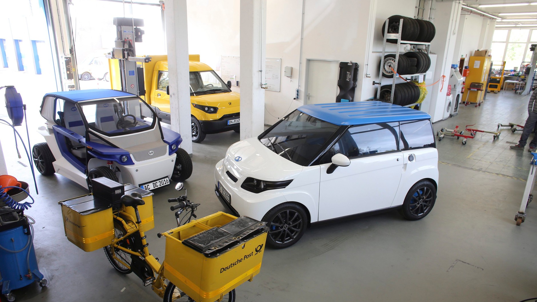 Firma Streetscooter, jeszcze przed przejęciem przez Deutsche Post opracowywała pojazdy elektryczne