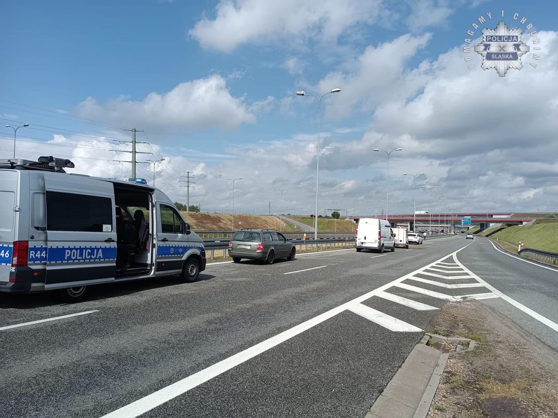 Policjanci zabezpieczyli miejsce zdarzenia