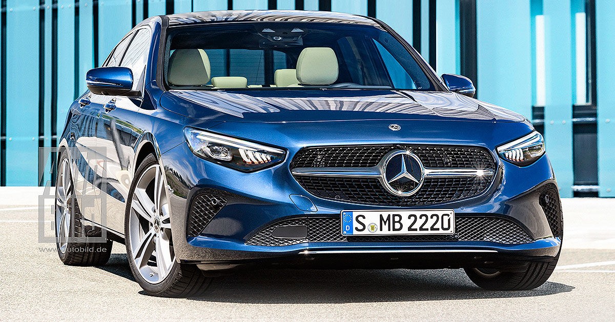 Mercedes Klasy C (2021) - wizualizacja