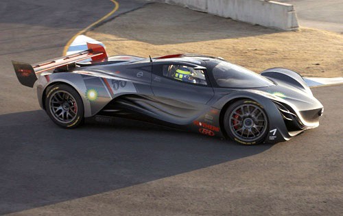Mazda Furai Concept: studium z silnikiem Wankla na torze (nowe zdjęcia)