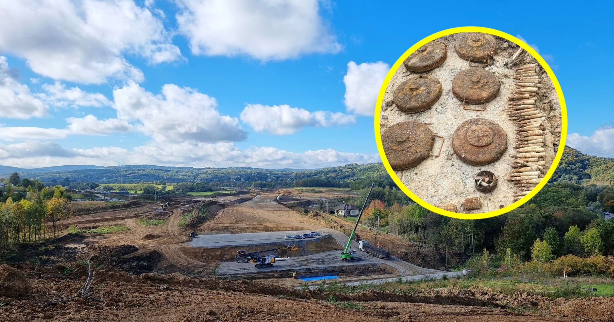 Tysiące niewybuchów na budowie S19