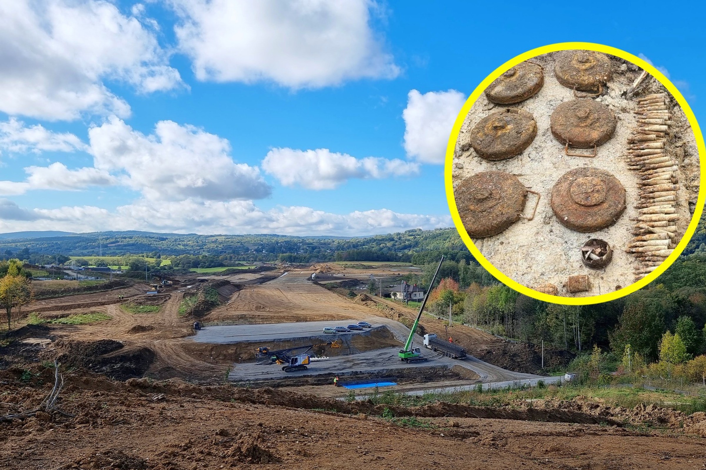 Tysiące niewybuchów na budowie S19. Saperzy odkryli ślady jednej z najkrwawszych bitew II wojny światowej