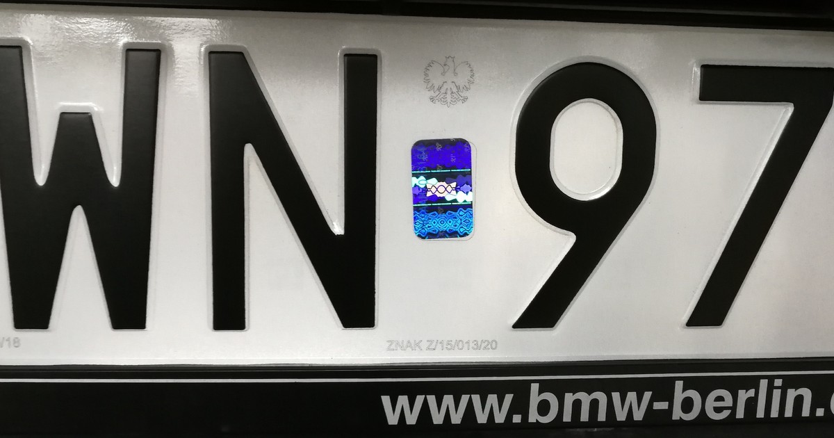 Nowe zabezpieczenia tablic rejestracyjnych