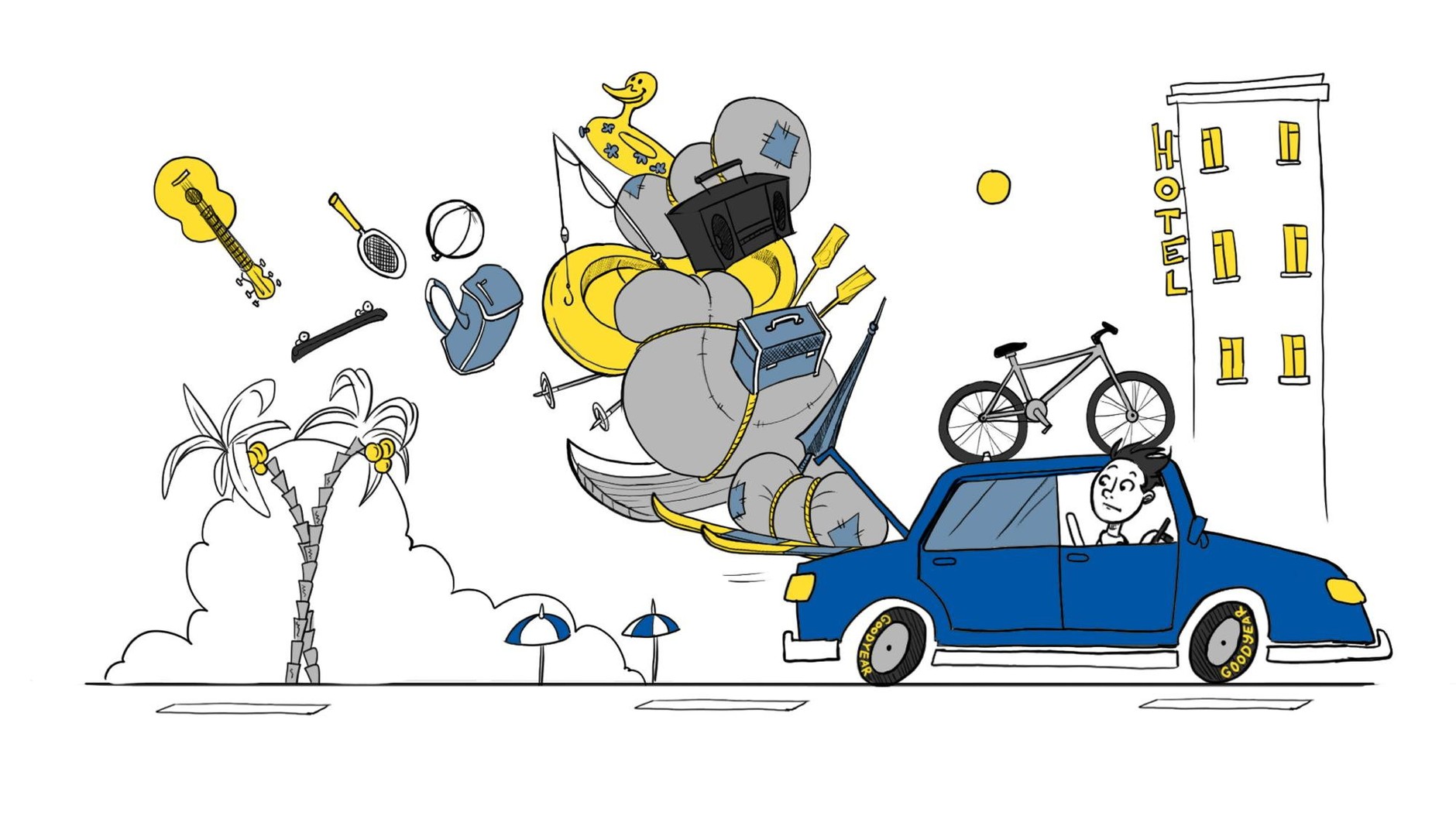 1. Pakując bagaże do samochodu, przyczepy czy wozu kempingowego przestrzegaj podstawowych zasad