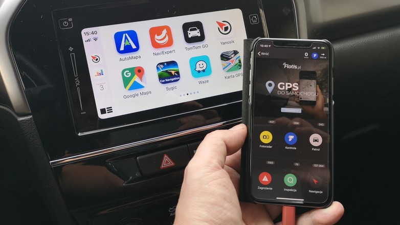 Yanosik w Apple CarPlay