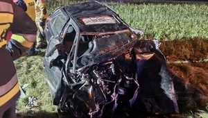 "Pirat agresor ginie w wypadku". Strażacy: pięć osób trafiło do szpitala [WIDEO]