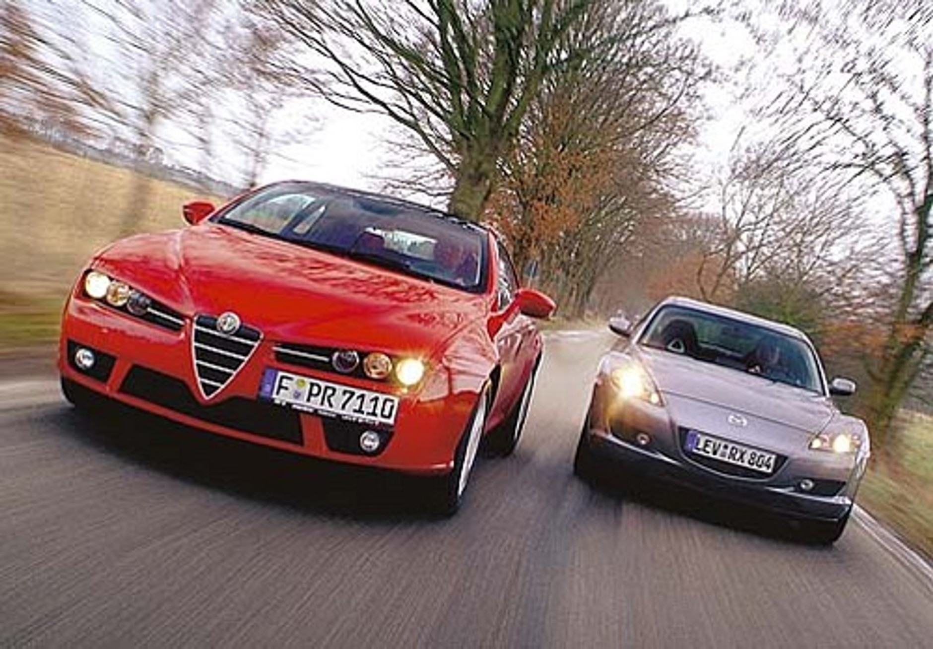 Alfa Romeo Brera, Mazda RX-8 - Klasyka kontra egzotyka