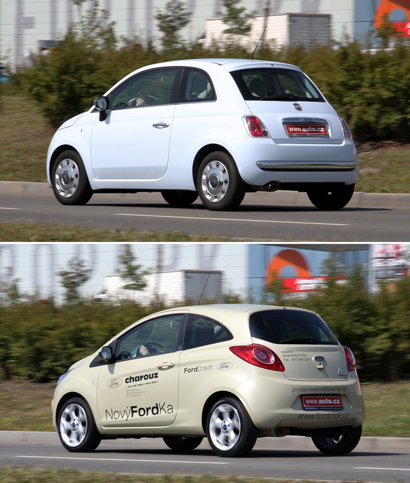 Test: Fiat 500 1,2 (51 kW) vs. Ford Ka 1,2 (51 kW) – Malá piva