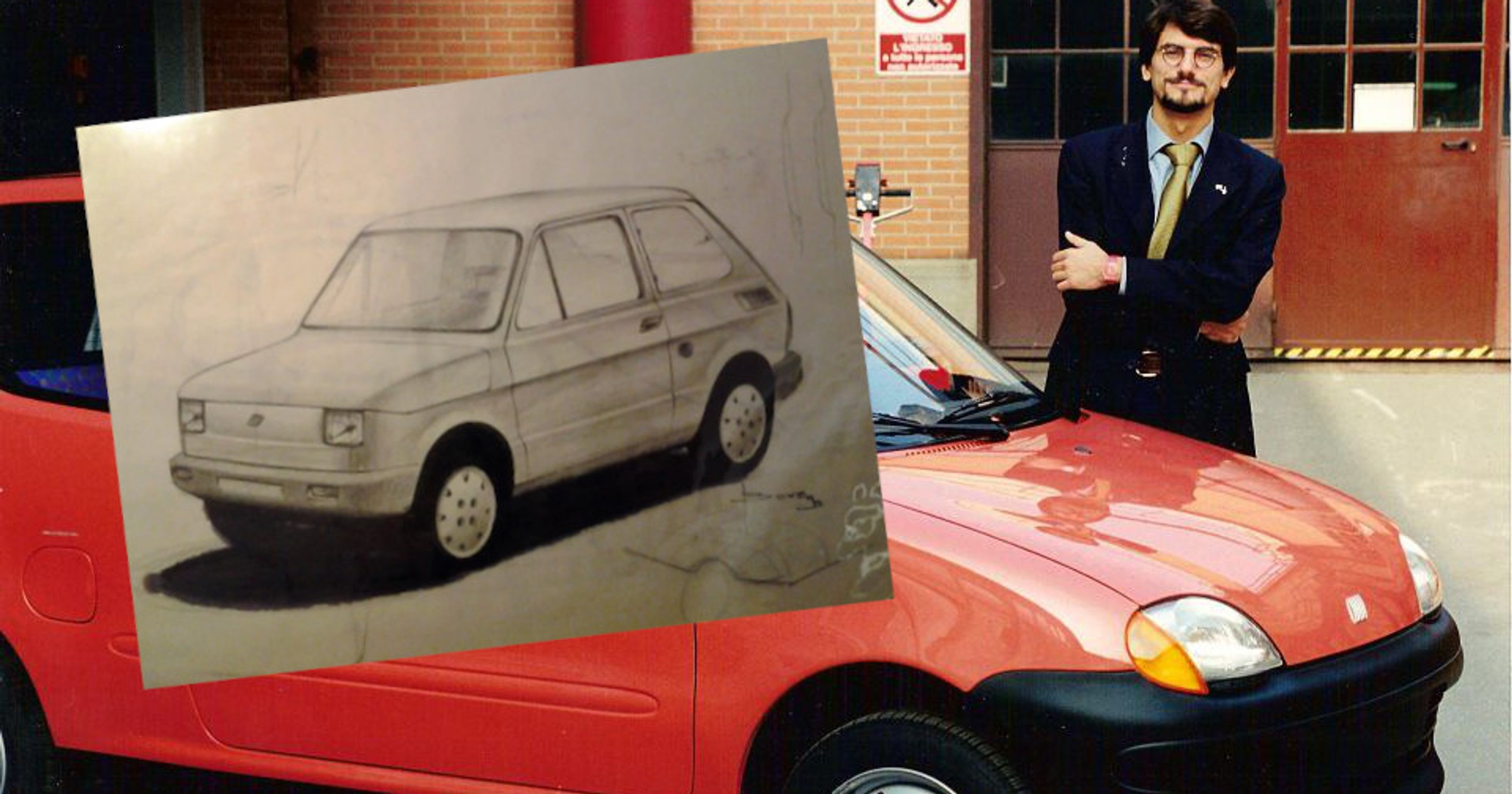 Fiaty 126 el i Seicento oraz ich stylista Luciano Bove