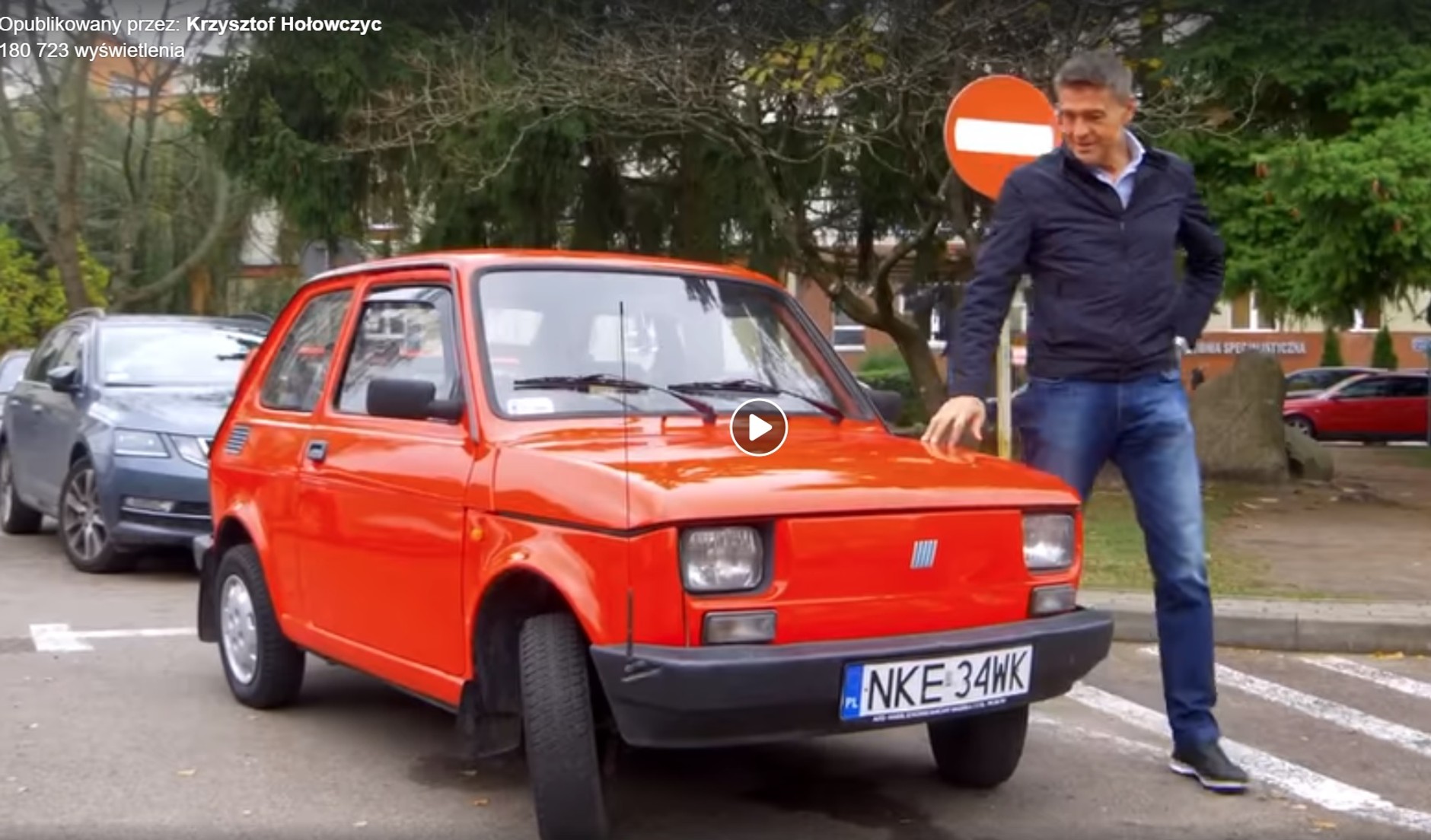 Maluch wystawiony na aukcję charytatywną wspieraną przez Krzysztoga Hołowczyca