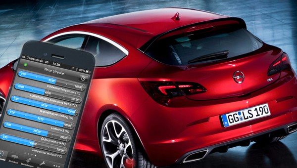 Kontroluj Opla Astrę OPC poprzez iPhone'a