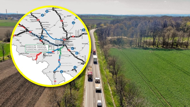 Trasa S8 od Wrocławia do Łagiewnik