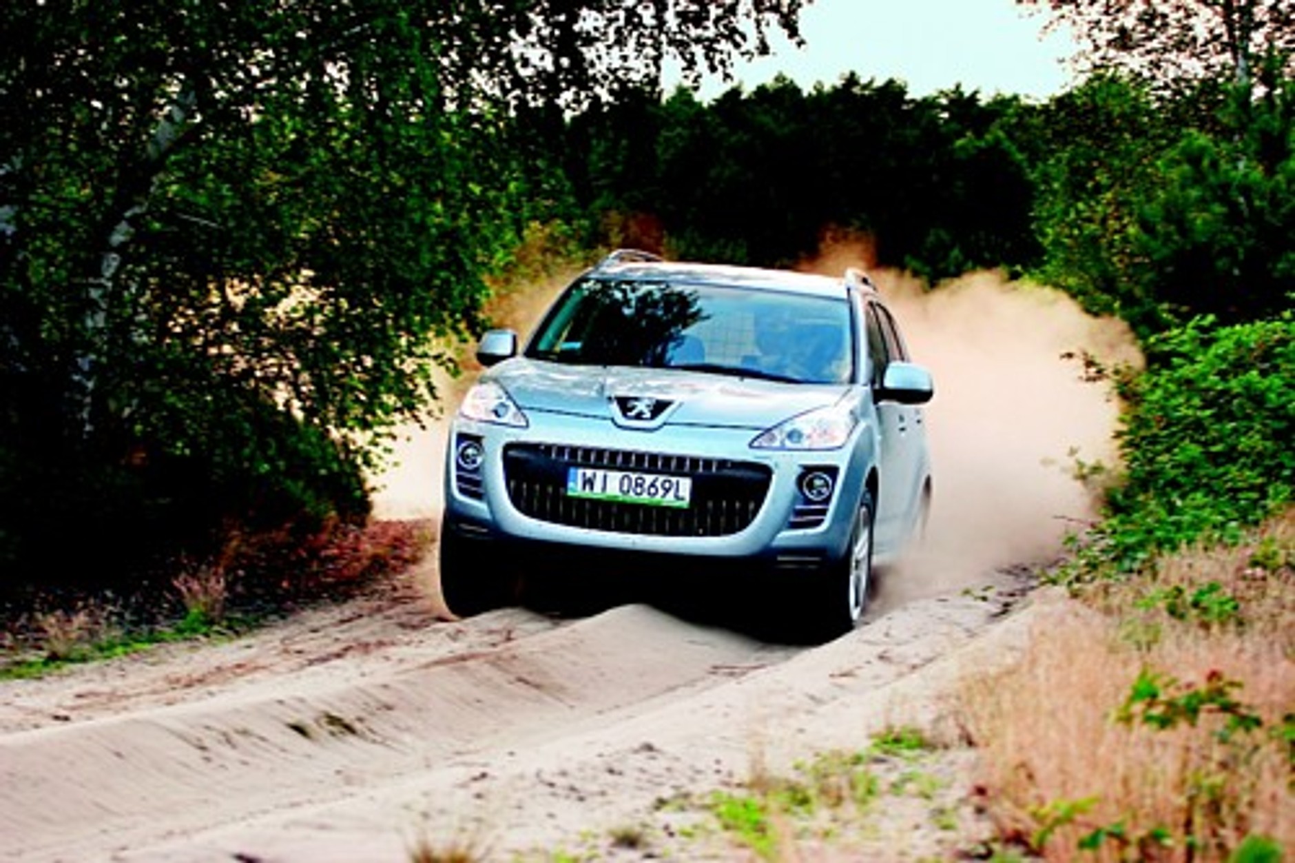 Turystyka - Lasy Janowskie z Peugeotem 4007