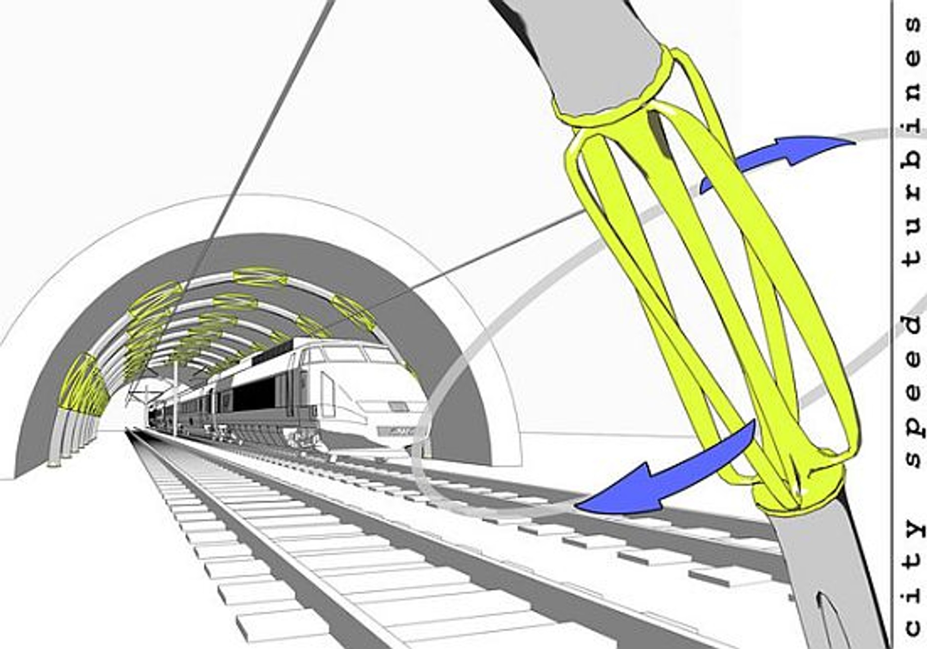 Pęd powietrza oświetli miasta