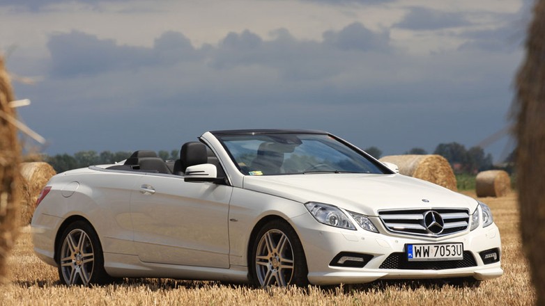 Mercedes E 350 CDI Cabrio z miękkim dachem