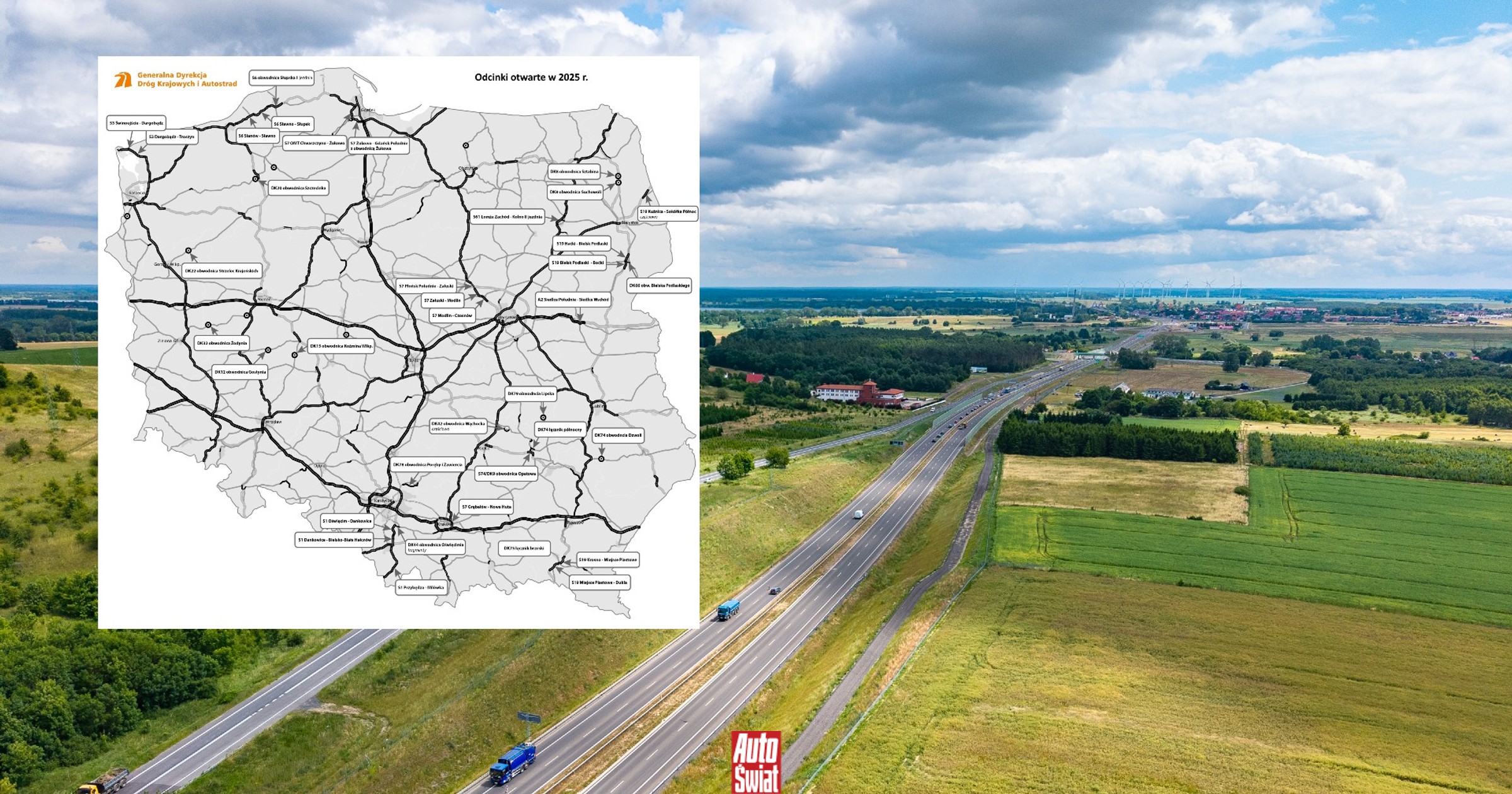 Wielkie podsumowanie GDDKiA. Rok 2025 r. na mapach i w listach. Wiemy, co będzie w tym