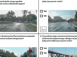 Test próbny na prawo jazdy - zestaw 1