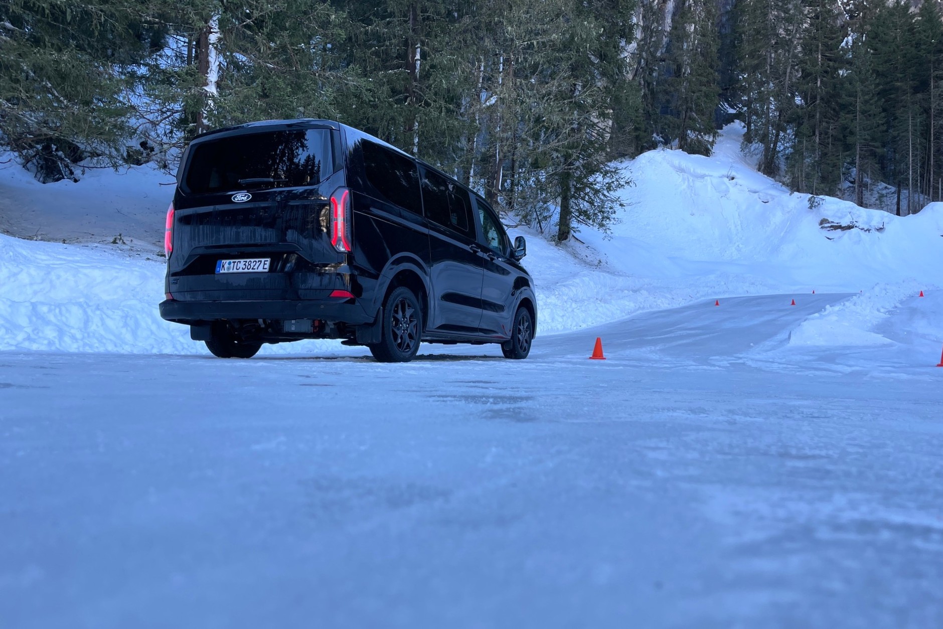 Tor lodowy we Flaine we Francji