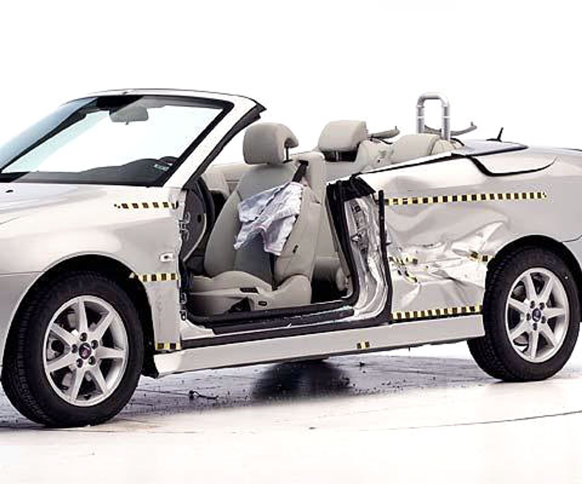 IIHS: najbezpieczniejsze kabriolety to Volvo C70 i Saab 9-3