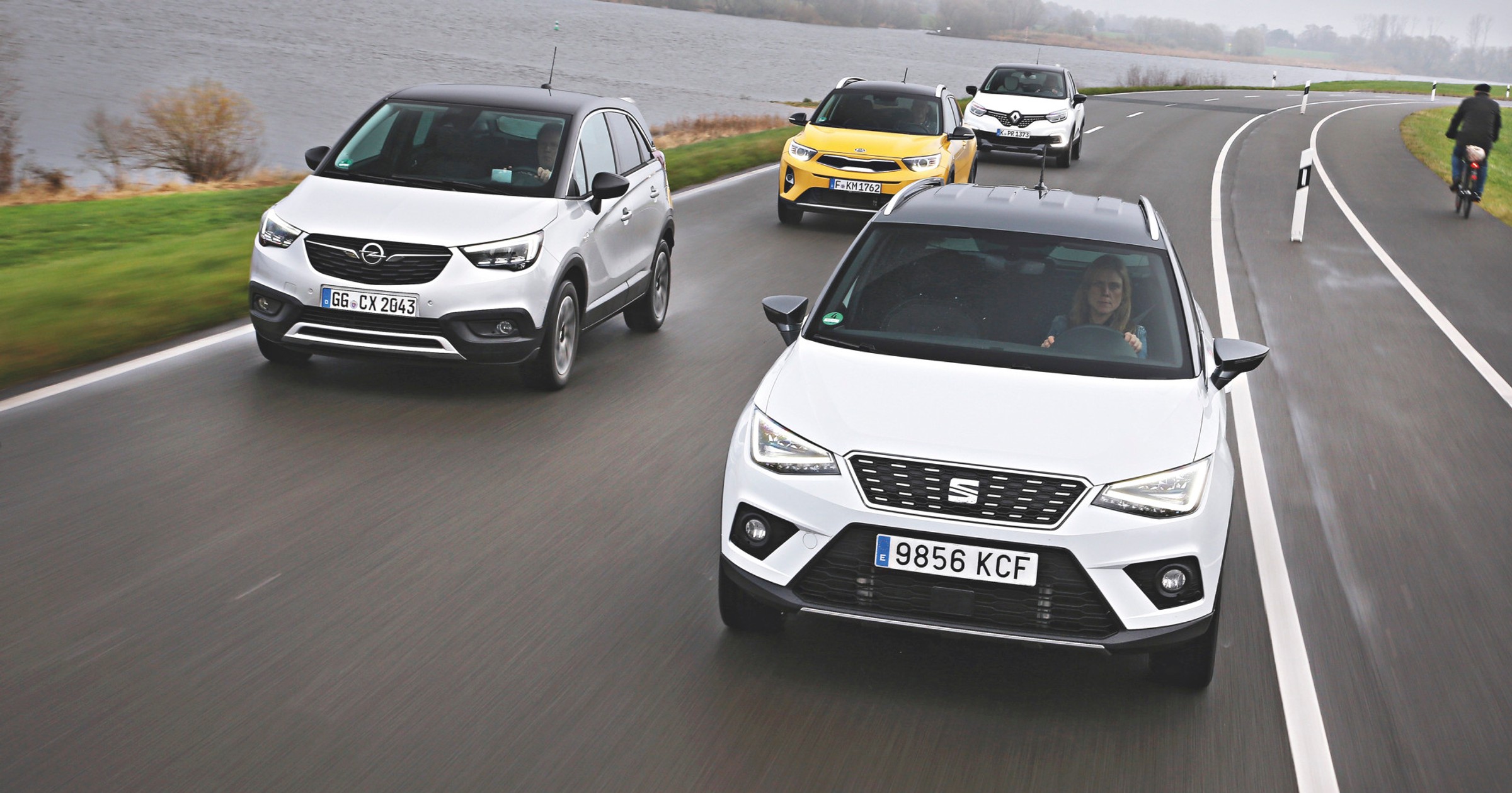 Porównanie: Kia Stonic, Opel Crossland X, Renault Captur i Seat Arona