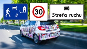 Wjazd do strefy i... kierowca się gubi. Tłumaczymy