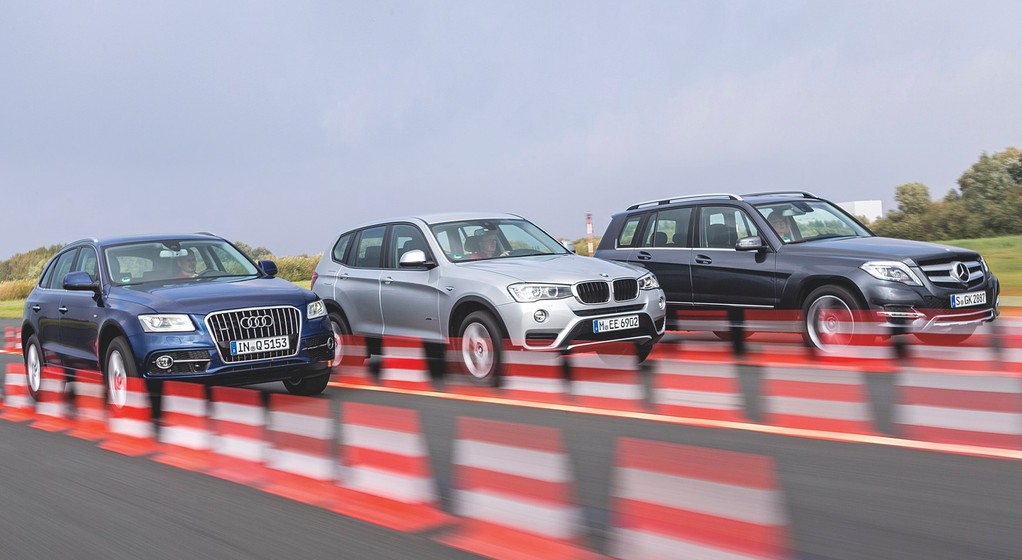 Porównanie: Audi Q5, BMW X3, Mercedes GLK