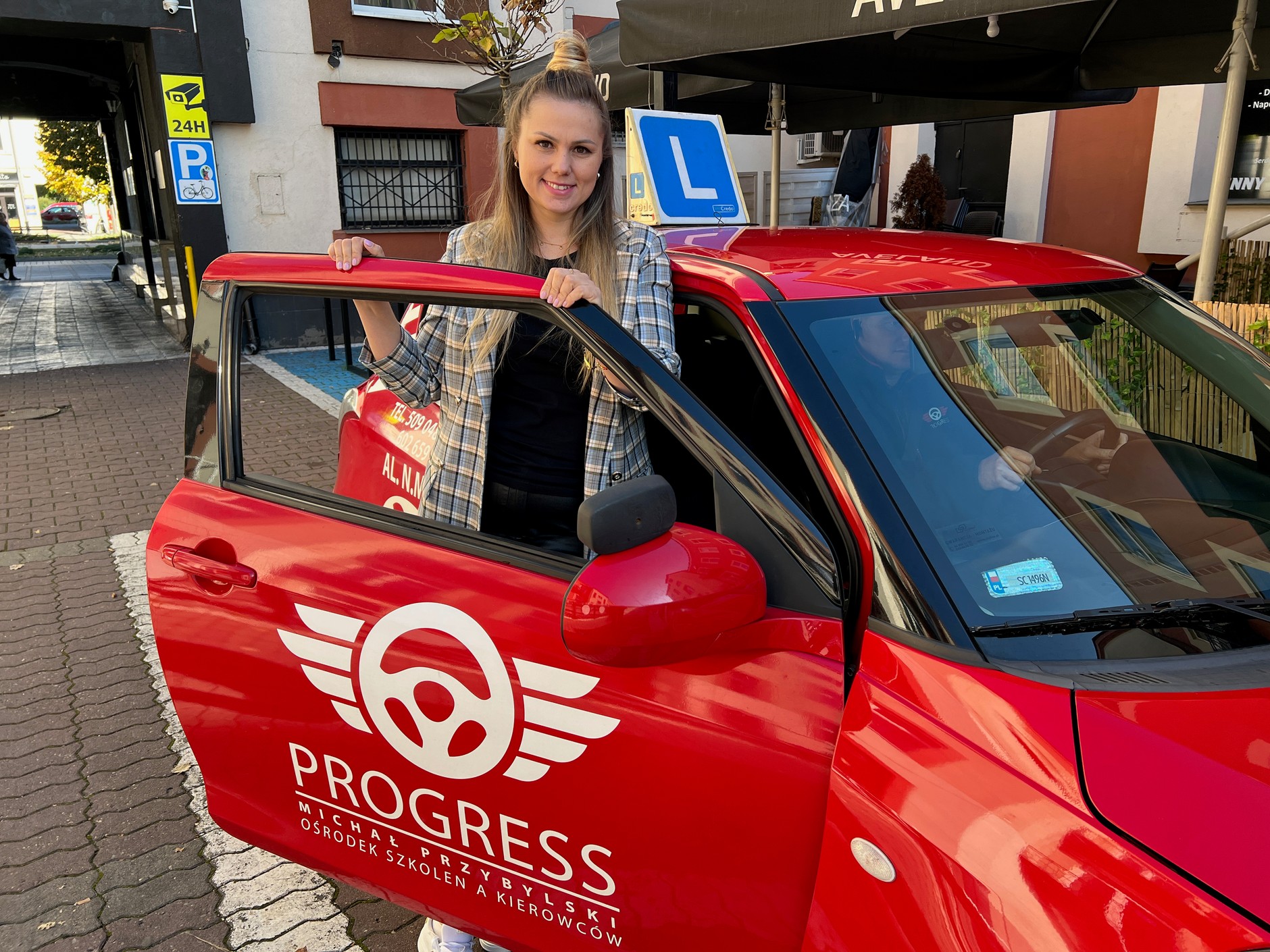 Kamila Przybylska na co dzień w Częstochowie prowadzi szkolenia na prawo jazdy kat. B