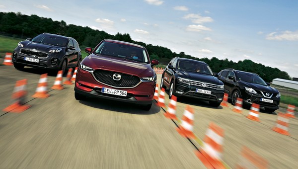 Ile jest nowego w Maździe CX-5? - Porównanie kompaktowych SUV-ów z dieslami