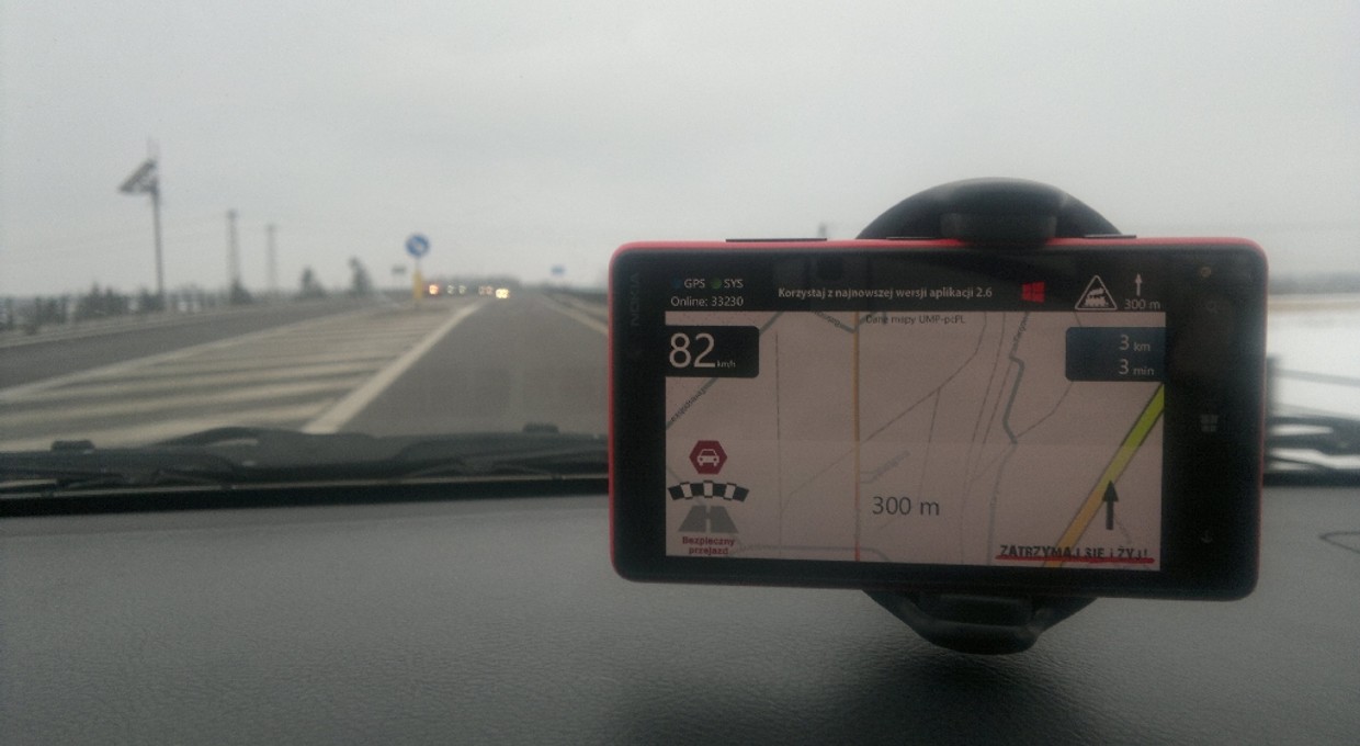 Jak prowadzi Yanosik z Windows Phone 8