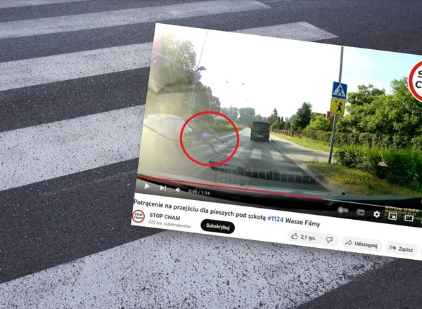 Dziecko spieszyło się do szkoły. To nagranie powinien obejrzeć każdy rodzic [WIDEO]