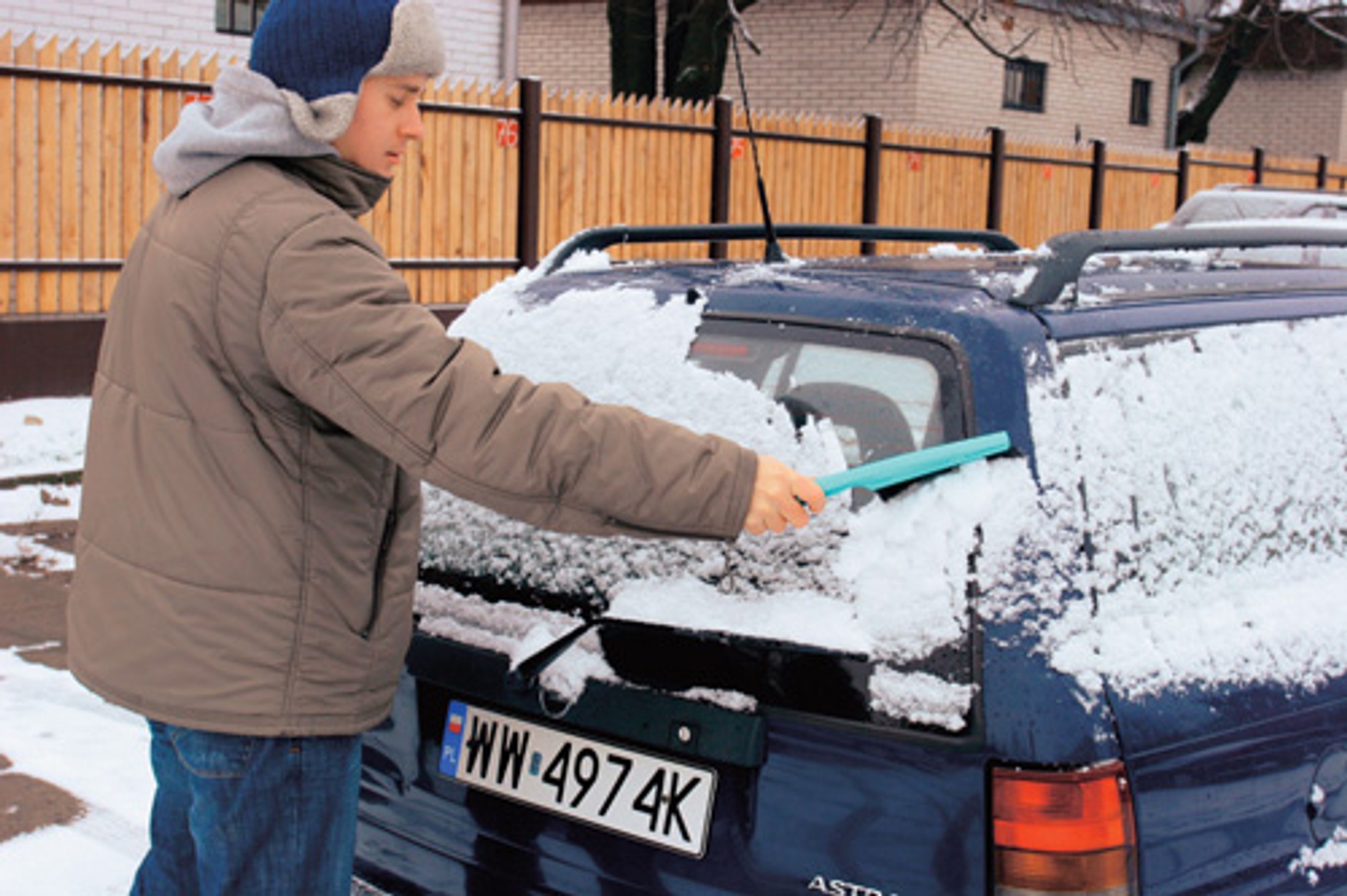 Odśnież auto, zanim odjedziesz!